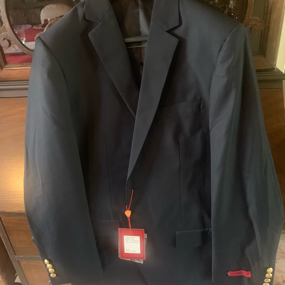 Navy Blue Mens Formal Blazer